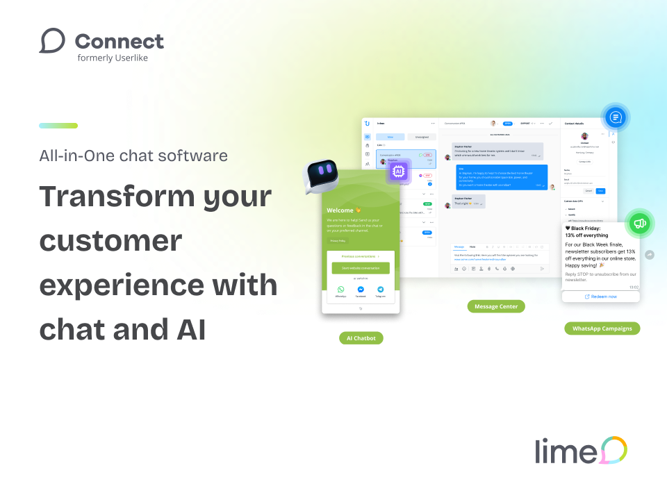screenshot of Lime Connect
